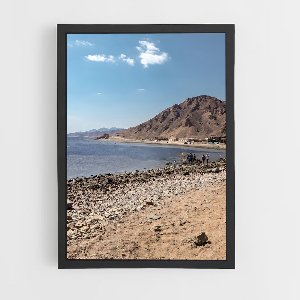 Poster Blue de hole – affiche Plongée en apnée (vue 2)
